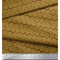 thumbnail image 2 of Soimoi Polyester Crepe Fabric Wreath Leaves Print Fabric by The Yard 42 Inch Wide, 2 of 3