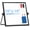 Black, variant on Small WhiteBoard with Stand 10" X 10", Magnetic Double-Sided Dry Erase White Board Easel for Desk Students Home Office