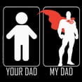 thumbnail image 2 of Infant's Superman Super Dad  Bodysuit, 2 of 3