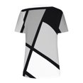 thumbnail image 4 of Nmnitkp Womens Summer Tops Beautiful,Short Sleeve Shirts for Women Eyelet Embroidery Summer Dressy Tops 2025 Trendy Lace Casual T-Shirts Work Outfits Gray,3XL, 4 of 5