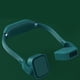 thumbnail image 1 of Ventilador personal para colgar cuello, ventilador de refrigeración portátil, recargable por USB, 3 velocidades, enfriador de aire, Verde Baoblaze Ventilador portátil, 1 of 7