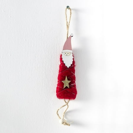 

EUHDSSDE Cute Star Pendant Creative Wooden Christmas Tree Ornaments In Four Colors