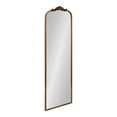 thumbnail image 5 of Kate and Laurel Arendahl Glam Arched Vintage Full Length Mirror, 18 x 58, Gold, Traditional Baroque Full Body Wall Mirror with Ornate Garland Inspired Crown, 5 of 10
