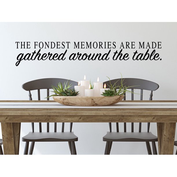 The Fondest Memories Kitchen Wall Decal