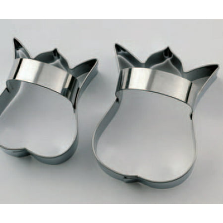 Tulip Cutter - Martellato Stainless Cutters w/Handles, Tulip, 2-Piece Set