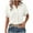 #02 White, variant on yievot Button Down Shirts for Women Oversized Summer Causal Blouse Lapel Short Sleeve Tops with Pocket