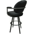 thumbnail image 2 of Swivel Metal Bar Stool 30" - M-70 WB - Black Vinyl - Gray, 2 of 3