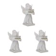 thumbnail image 2 of Advancent Estatua de ángulo de Portavelas de ángel de resina para decoración de duelo de Navidad Izquierda, 2 of 6