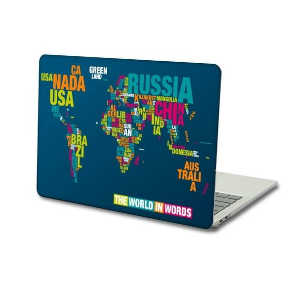 KSK KAISHEK Hard Protective Shell Case Cover Only Compatible MacBook Pro 13"( Retina Display, Early Late 2012/2013/2014/2015) Model A1502 A1425, No CD-ROM World Map 44