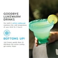 thumbnail image 5 of Host Freeze Plastic Martini Glasses, Cooling Cups, 9 oz Set of 2, Grey, 5 of 11