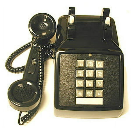 Cortelco 250000-VBA-27M Desk w/ Message - Black