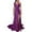 Purple, variant on Clearance! Borniu Wedding Guest Dresses for Women, Maxi Dress,V- Neck Paillette Suspenders High Waist Condole Back Zipper Gold Velvet High Waist formal Dress, Cocktail Dress Clearance