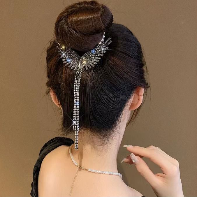 EKE Women’s Hair Clip Vintage Retro Back-Wear Elegant Hair Accessory with Fashion Texture