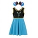 thumbnail image 5 of Vestido de princesa Disney Moana Elena para niña, ropa informal para fiesta de cumpleaños, vacaciones, disfraces de Rapunzel Frozen Blancanieves, 5 of 5