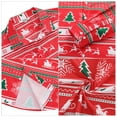 thumbnail image 3 of Men's Christmas Shirts Button, Ugly X-Mas Christmas Vacation Long Sleeve Shirts, Redcolor， S, 3 of 8