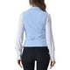 thumbnail image 3 of Chaleco de traje de mujer INSPIRE CHIC de doble botonadura, con solapa, elegante, talla XL, azul claro, 3 of 6