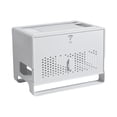thumbnail image 2 of yotijay Router Storage Box Multipurpose Cable Management for Living Room Office Home Gray, 2 of 9
