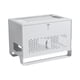 thumbnail image 2 of Caja de almacenamiento para enrutador, organizador de escritorio, caja de regleta independiente, ocultador de cables Gris, 2 of 9
