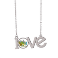 thumbnail image 1 of Hand-painted Brazil Rio De Janeiro Love Necklace Pendant Charm Jewelry, 1 of 3