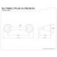 thumbnail image 3 of Kingston Brass Heritage Toilet Paper Holder, 3 of 3