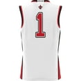 thumbnail image 3 of Unisex GameDay Greats #1 White Louisiana Ragin' Cajuns Lightweight Basketball Jersey, 3 of 4
