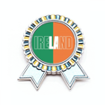 thumbnail image 1 of Irlanda, país, nombre de la bandera Insignia broche Medalla ganadora, 1 of 3