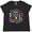 Black Leopard, variant on Softball Word Salad with Softball and Hearts Women's Plus Size T-Shirt