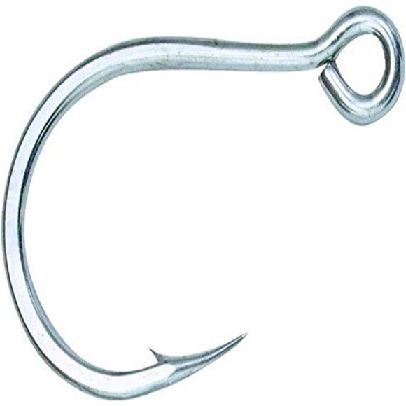 in-Line Single 4X Strong, Wide Round Bend, Eyed - 7/0