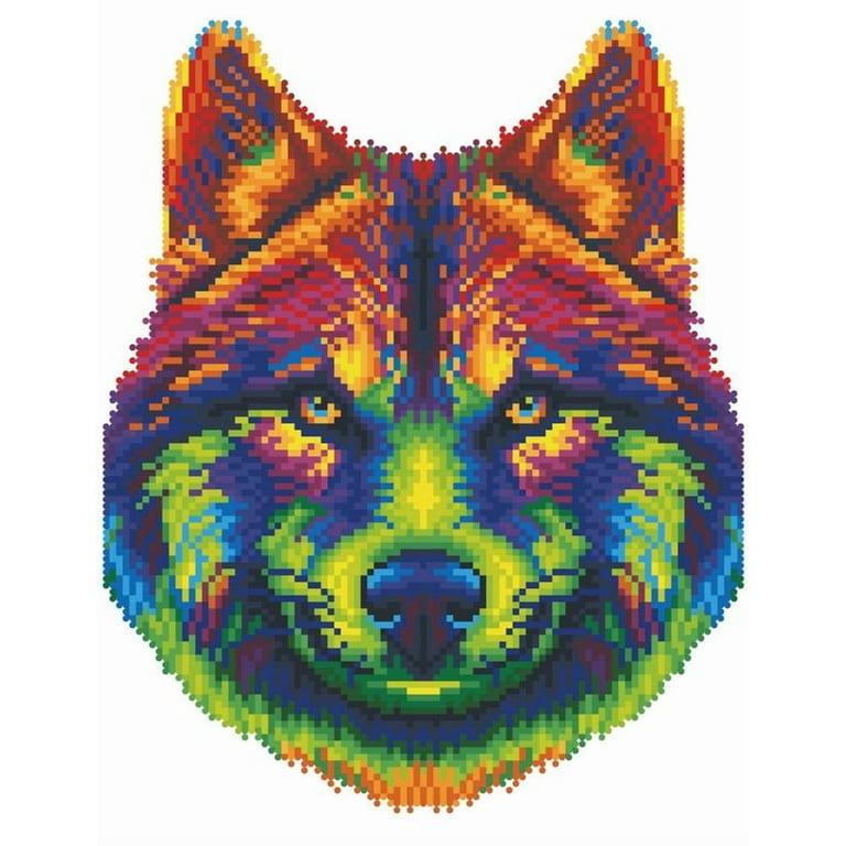 DIAMOND DOTZ® Neon Wolf Special Edition Diamond Painting Kit