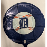 18" DETROIT TIGERS BASEBALL Balloon • Party Supplies Decorations Foil Mylar Balloon