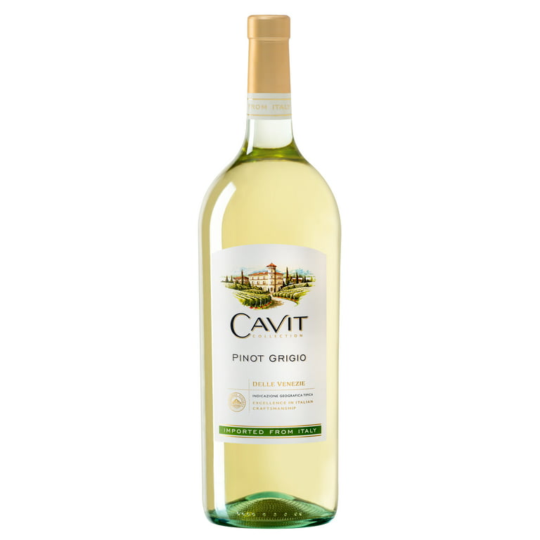 Cavit Pinot Grigio White Wine, Italy, 1.5L Bottle - Walmart.com