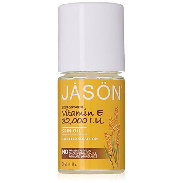 Jason Natural Cosmetics Vitamin E 32,000 IU Extra Strength Skin Oil, Targeted Solution, 1 fl oz