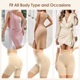 thumbnail image 4 of 3PCS Bragas moldeadoras de cintura alta Estómago plano para mujeres Funda adelgazante Ropa corta Compresión abdominal Adelgazante Anti rozaduras Muslo JM MX-0135156FYD, 4 of 5