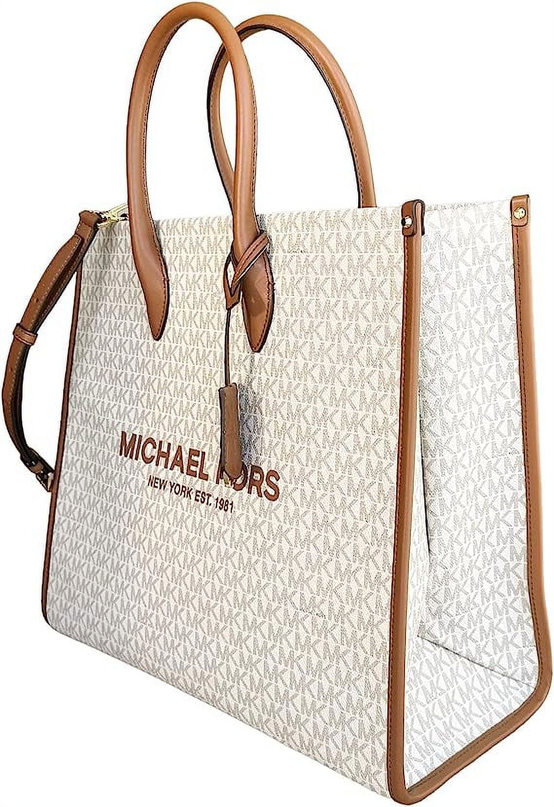 Michael Kors Mirella Large Brown PVC North South Tote