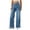 Light Blue, variant on JIKNTTR Women Sweatpant Jeans Pull On Wide Leg Jeans High Waisted Stretchy Baggy Trendy Straight Jeans Denim Pants Loose Fit Denim Pants