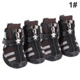 thumbnail image 1 of Greeniant Zapatos para mascotas Botas deportivas para interiores Malla Transpirable Clásico Algodón Cremallera Calzado para mascotas Ropa para mascotas marrón uno Greeniant PT000055-16B, 1 of 6