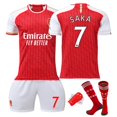 thumbnail image 4 of 23-24 Arsenal home football shirt set 7 Saka 8 Odegaard 9 Jesus 11 Martinelli shirt XXXL NO.8, 4 of 5