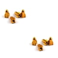 thumbnail image 2 of Scienceny 4 piezas tapas de vástago de válvula de neumático accesorios de cobertura universales componentes modificados reemplazar la cubierta Dorado 2piezas, 2 of 6