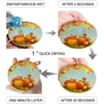 thumbnail image 1 of POGLIP Pumpkin Set of 4 Round Coaster for Drinks, Absorbent Ceramic Stone Coasters Cup Mat with Cork Base for Home Kitchen Room Coffee Table Bar Decor, 1 of 5