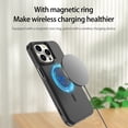 thumbnail image 5 of Case for iPhone 15 Plus, Magnetic Phone Cover Compatible with MagSafe, Military-Grade Shockproof Protection Scratch-Resistant Slim Case Support Wireless Charging for iPhone 15 Plus, Black, 5 of 7