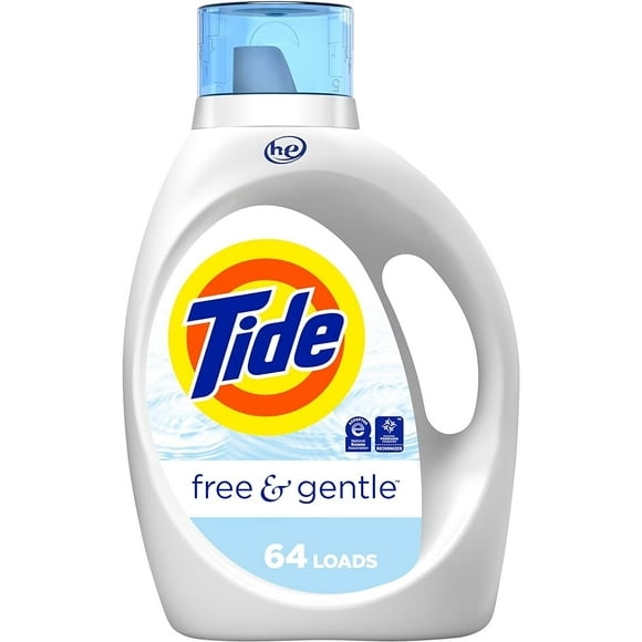Detergente LIQUIDO TIDE FREE AND GENTLE 2.72 LT