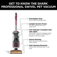 Shark Pro Swivel Pet Upright Vacuum with SelfCleaning Brushroll CU50WM