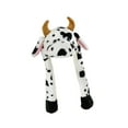 thumbnail image 3 of Almencla Plush Hat for Girls And Boys, Funny Hat with Ear Flaps for Party, Cosplay, Outdoor, Photo Prop Dairy Cattle, 3 of 8