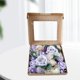 thumbnail image 5 of Caja artificiales, bricolaje morado, con tallos, flor realista, para adornos de decoración de de pasteles caseros Sunnimix Caja de flores, 5 of 8