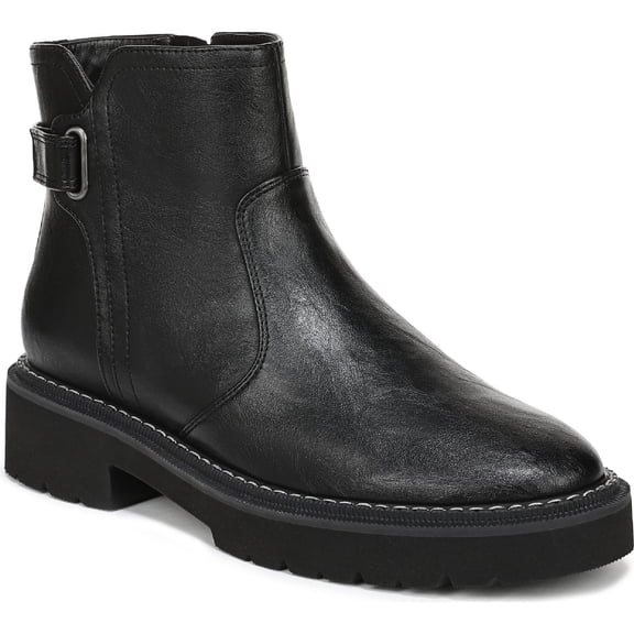 Naturalizer Women's Rue Black Platform Ankle Boots 10W
