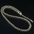 thumbnail image 3 of HOOUN 3pcs natural gemstone beads necklace 6mm jasper jade agate quartz amethyst-smoky quartz, 3 of 3