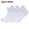 thumbnail image 1 of 1/3 par de calcetines de deporte de ciclismo para hombre, calcetines tobilleros de compresión para correr y baloncesto, calcetines antideslizantes blancos y negros para ciclismo de montaña, 1 of 5