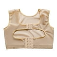 thumbnail image 5 of Clearance Clothes Under $5 TMOYZQ Women's Post Surgery Front Closure Shapewear Full Back Chest Brace Sleeveless Vest Tops Push Up Bra Chest Support Lifter Shaper Under Clothes, 5 of 5