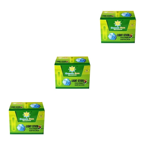 Toystoory Barra de luz de pesca de agua dulce, barra de iluminación portátil para peces, aparejos de barra de luz fluorescente para principiantes 10 bolsas 3piezas Toystoory CBP007155