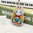 thumbnail image 4 of Keychain, Cartoon Doll Shape  Painting  Painting Keychain, For Children Friends, 4 of 8
